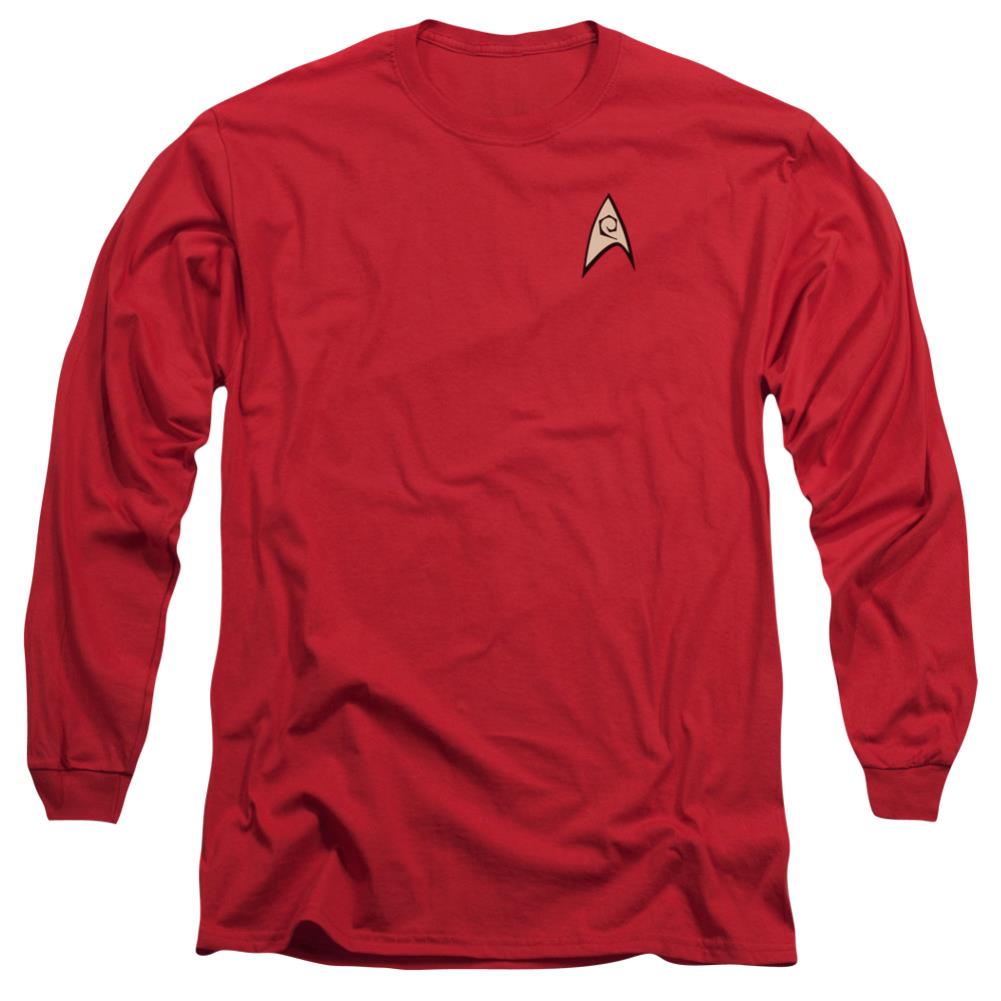 Star Trek Engineering Uniform Men's 18/1 Cotton Long-Sleeve T-Shirt