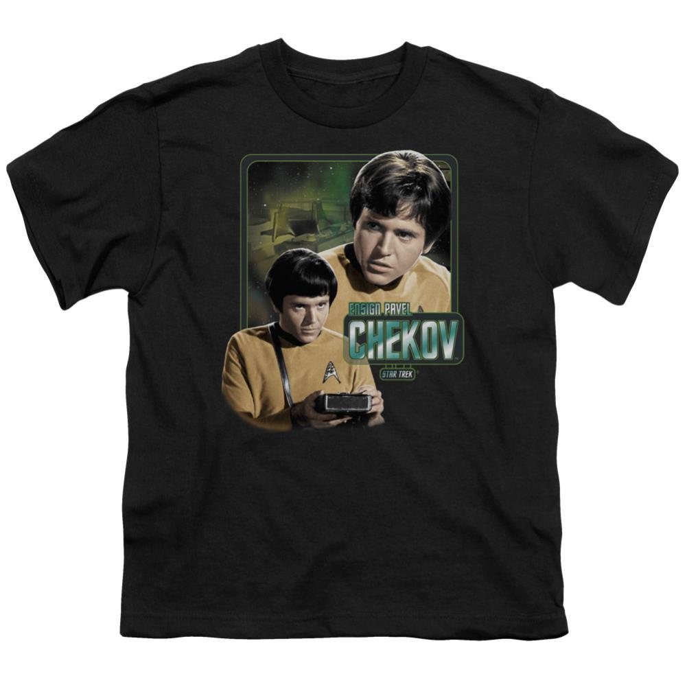 Star Trek Ensign Chekov Youth 18/1 100% Cotton Short-Sleeve T-Shirt