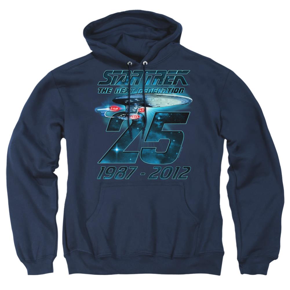 Star Trek Enterprise 25 Men's Pull-Over 75 25 Poly Hoodie