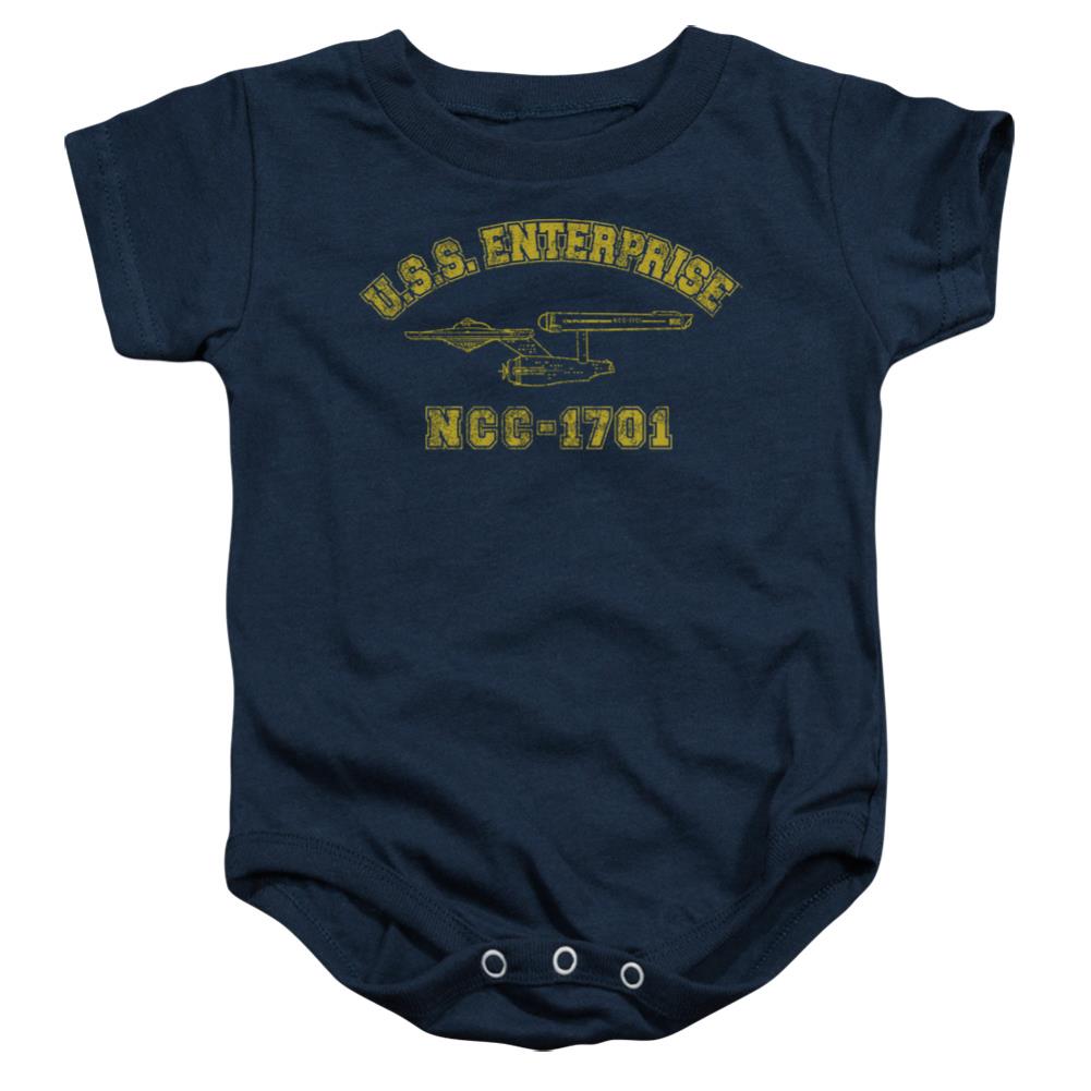 Star Trek Enterprise Athletic Infant's Cotton SS Snapsuit