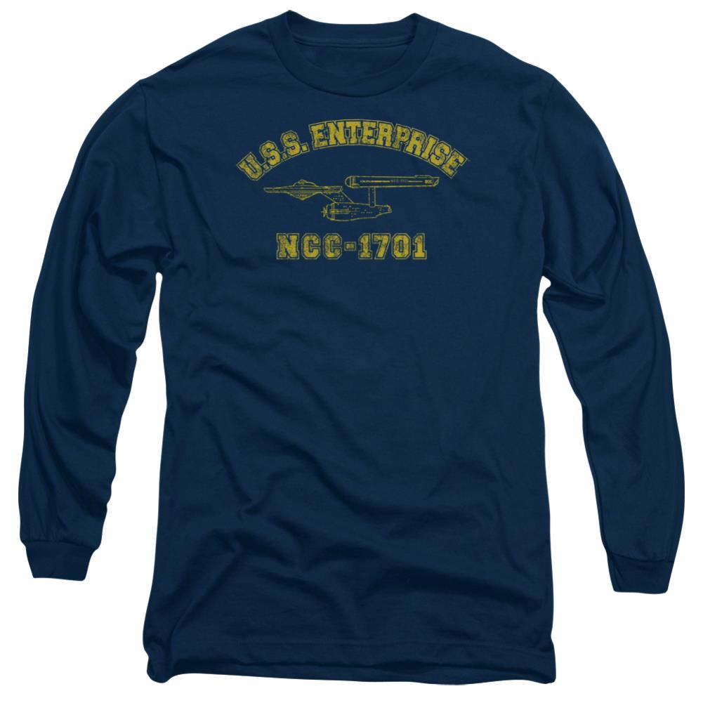 Star Trek Enterprise Athletic Men's 18/1 Cotton Long-Sleeve T-Shirt