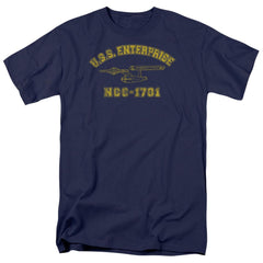 Star Trek Enterprise Athletic Men's 18/1 Cotton Short-Sleeve T-Shirt