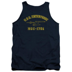 Star Trek Enterprise Athletic Men's 18/1 Cotton Tank Top