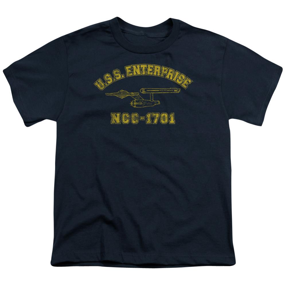 Star Trek Enterprise Athletic Youth 18/1 100% Cotton Short-Sleeve T-Shirt