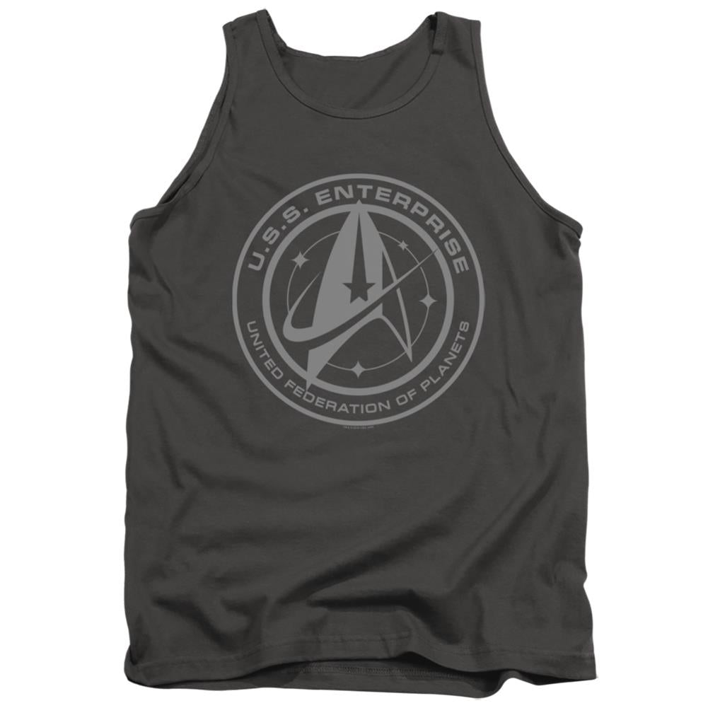 Star Trek Enterprise Crest Men's 18/1 Cotton Tank Top