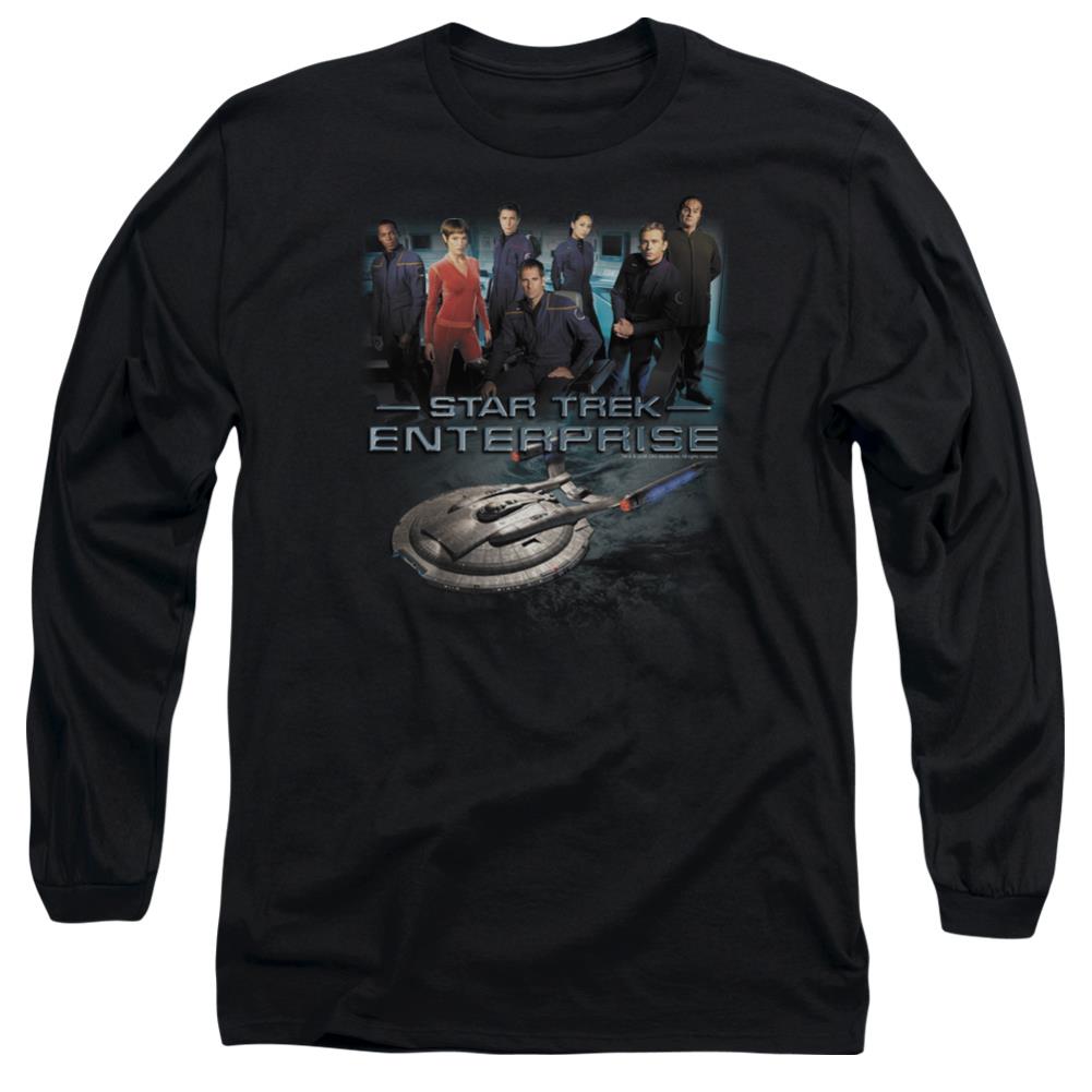 Star Trek Enterprise Crew Men's 18/1 Cotton Long-Sleeve T-Shirt