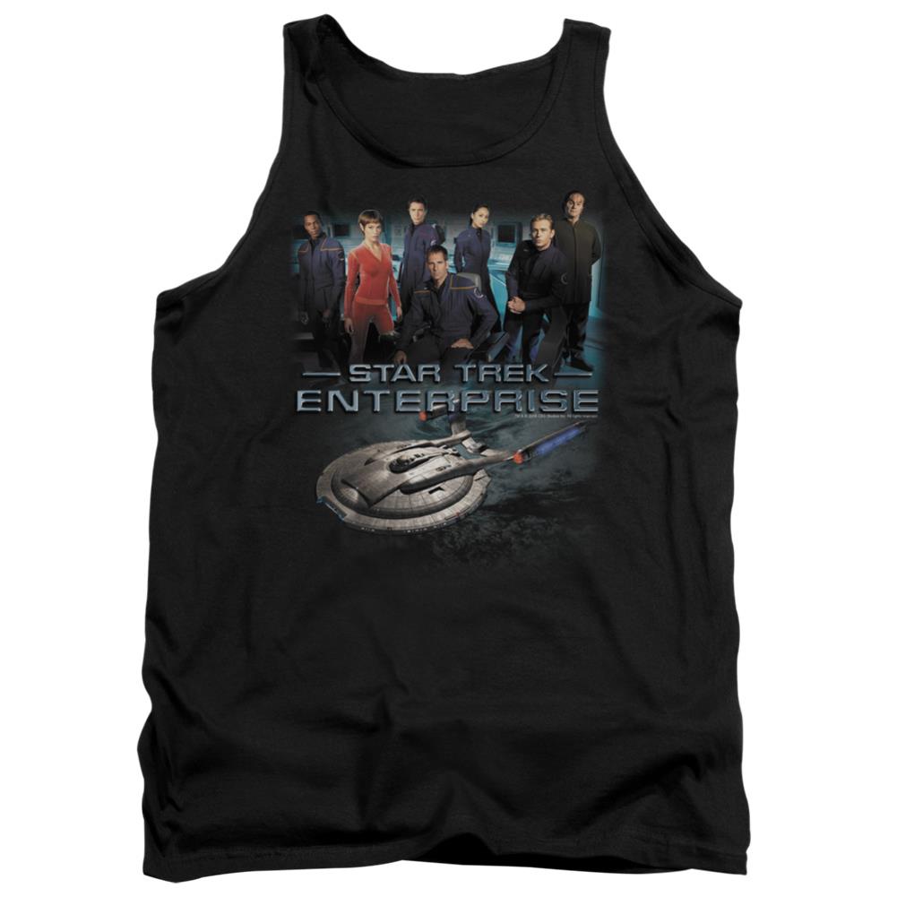 Star Trek Enterprise Crew Men's 18/1 Cotton Tank Top