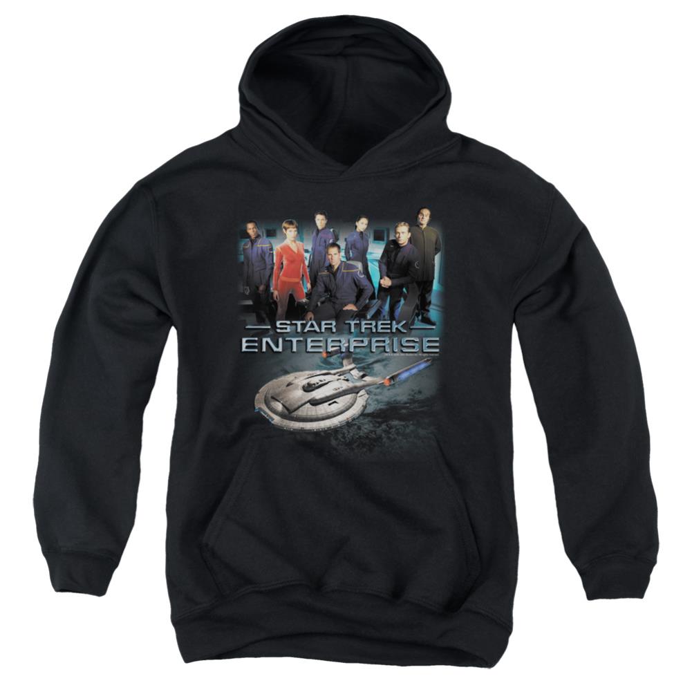 Star Trek Enterprise Crew Youth Cotton Poly Pull-Over Hoodie