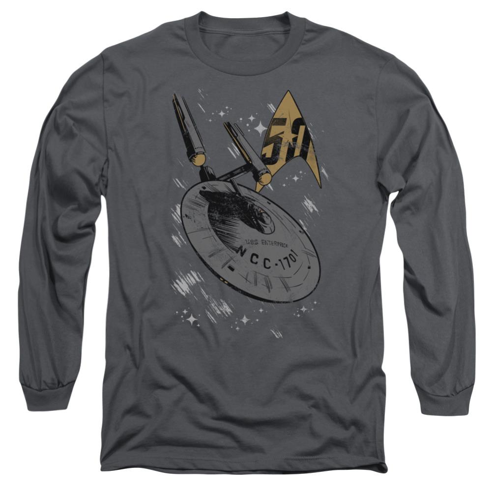 Star Trek Enterprise Dash Men's 18/1 Cotton Long-Sleeve T-Shirt
