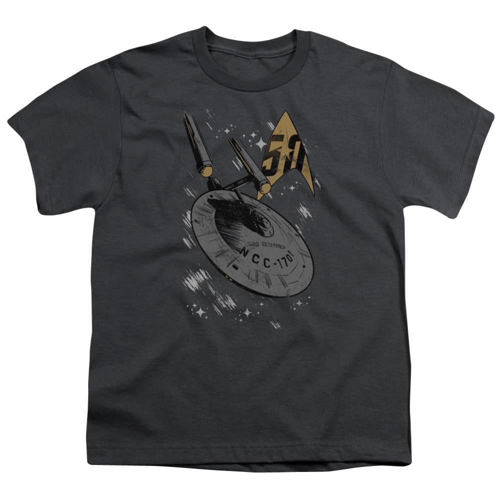 Star Trek Enterprise Dash Youth 18/1 100% Cotton Short-Sleeve T-Shirt