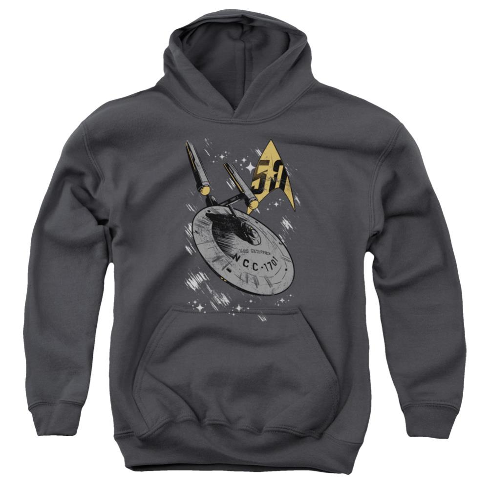 Star Trek Enterprise Dash Youth Cotton Poly Pull-Over Hoodie