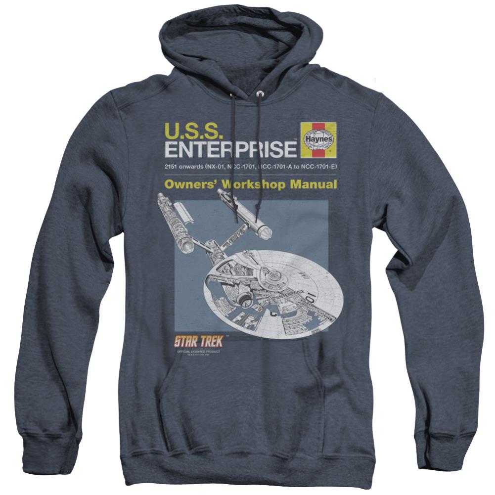 Star Trek Enterprise Manual Men's Pull-Over Hoodie