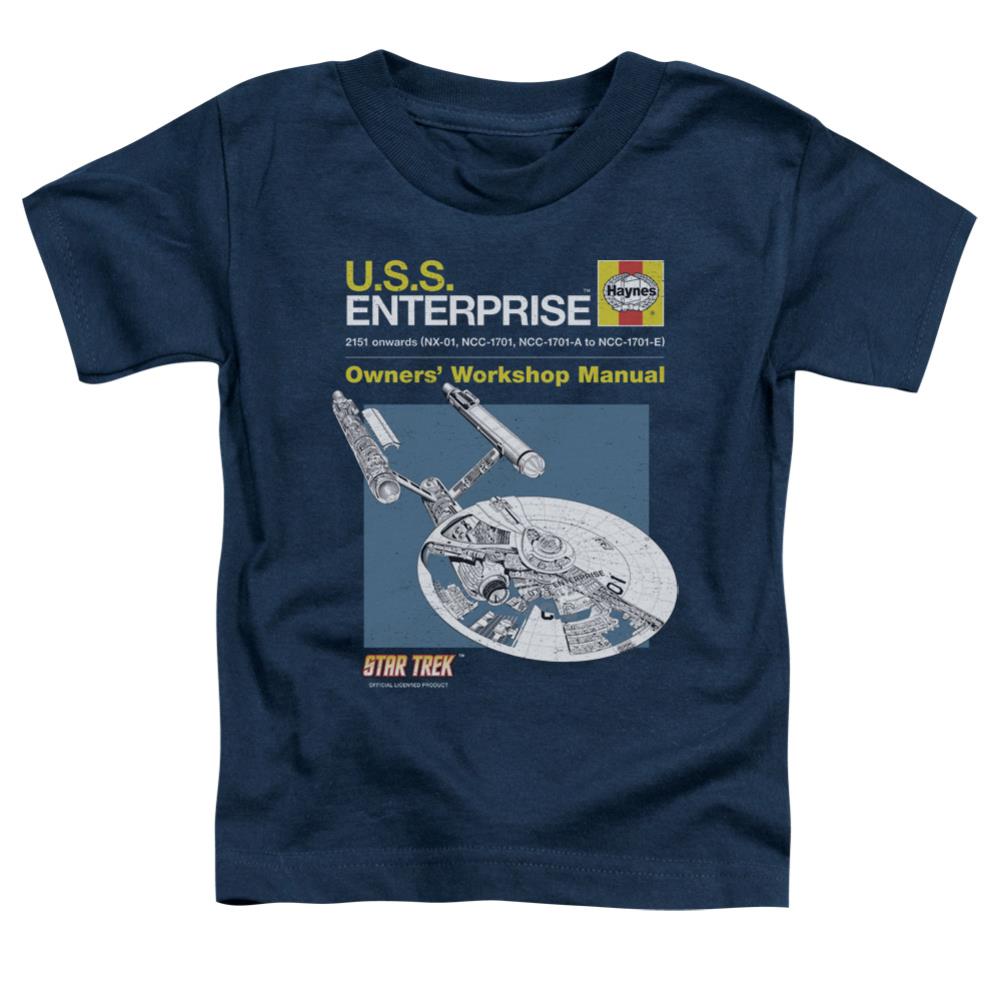 Star Trek Enterprise Manual Toddler 18/1 Cotton Short-Sleeve T-Shirt