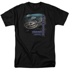 Star Trek Enterprise NX-01 Men's 18/1 Cotton Short-Sleeve T-Shirt