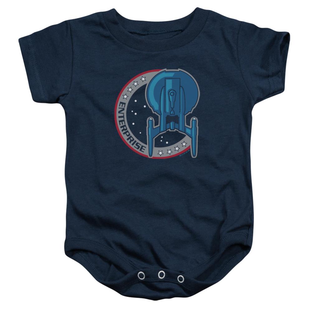 Star Trek Enterprise Patch Infant's Cotton SS Snapsuit