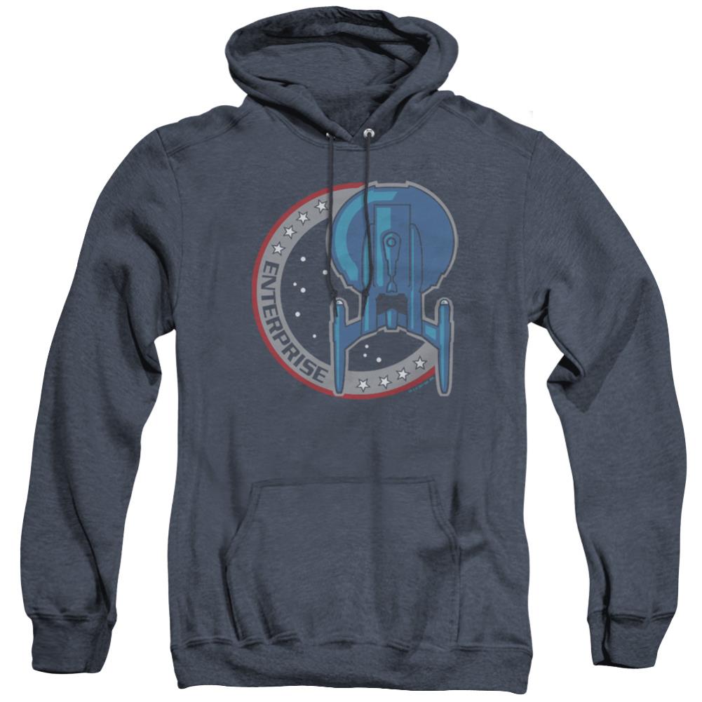 Star Trek Enterprise Patch Men's Pull-Over Hoodie