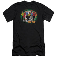 Star Trek Enterprises Finest Men's Ultra-Soft 30/1 Cotton Slim Short-Sleeve T-Shirt