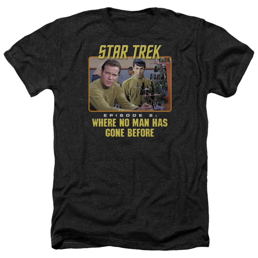 Star Trek Episode 2 Men's 30/1 Heather 60 40 Poly Short-Sleeve T-Shirt