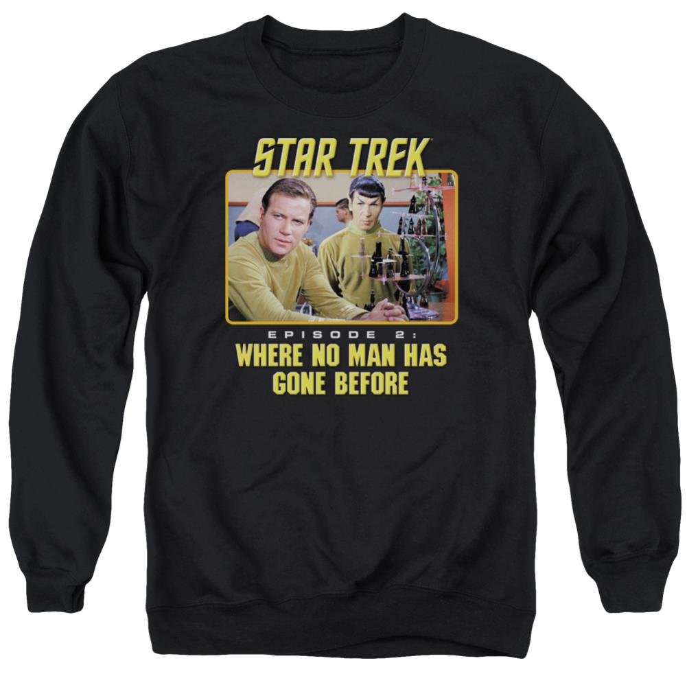 Star Trek Episode 2 Men's Crewneck 50 50 Poly Long-Sleeve T-Shirt