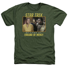 Star Trek Episode 27 Men's 30/1 Heather 60 40 Poly Short-Sleeve T-Shirt