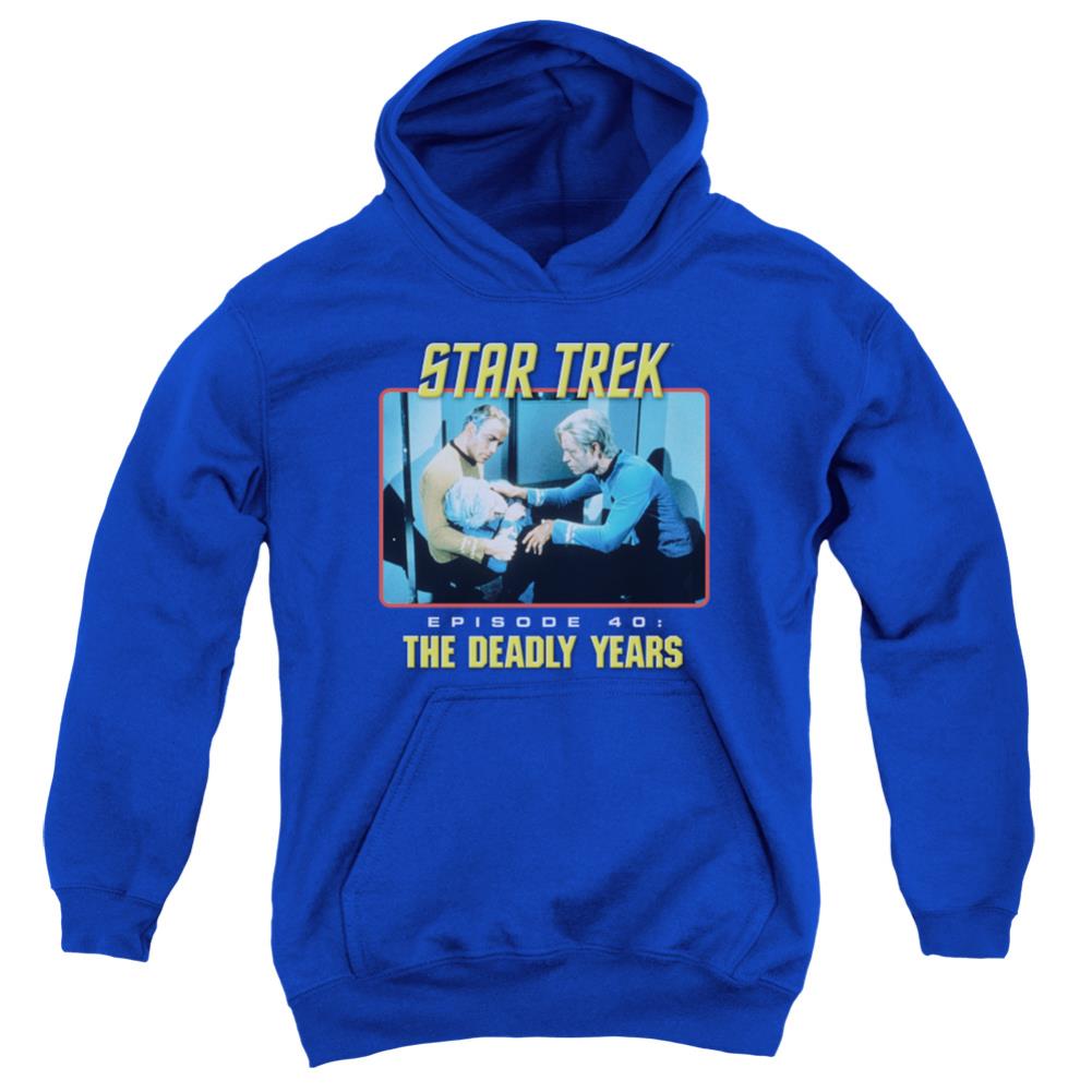 Star Trek Episode 40 Youth Cotton Poly Pull-Over Hoodie