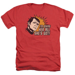 Star Trek Everything Men's 30/1 Heather 60 40 Poly Short-Sleeve T-Shirt