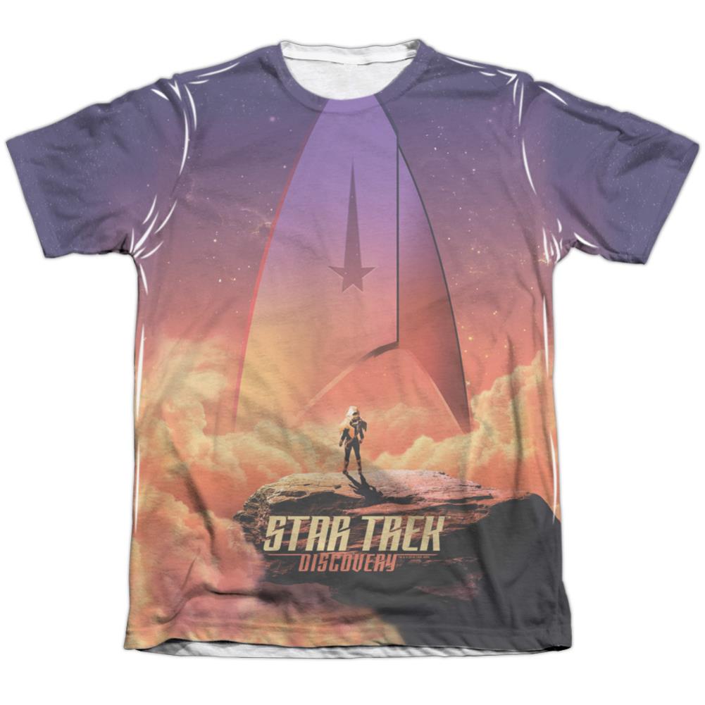 Star Trek Explore Men's Regular Fit Poly Cotton Short-Sleeve T-Shirt