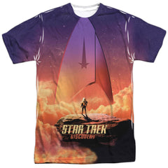 Star Trek Explore Men's Regular Fit Polyester Short-Sleeve T-Shirt