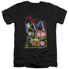 Star Trek Eye Of The Storm Men's 30/1 Cotton Slim V-Neck T-Shirt