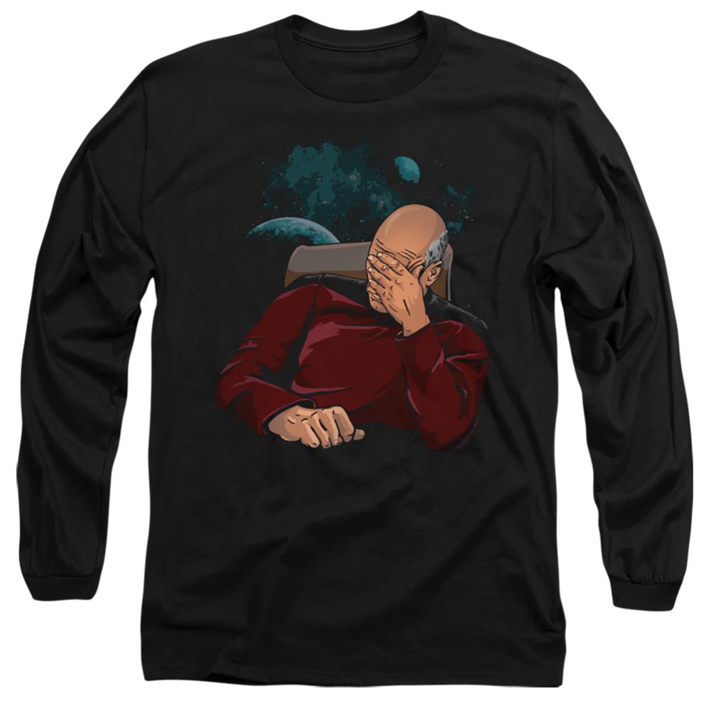 Star Trek Facepalm Men's 18/1 Cotton Long-Sleeve T-Shirt