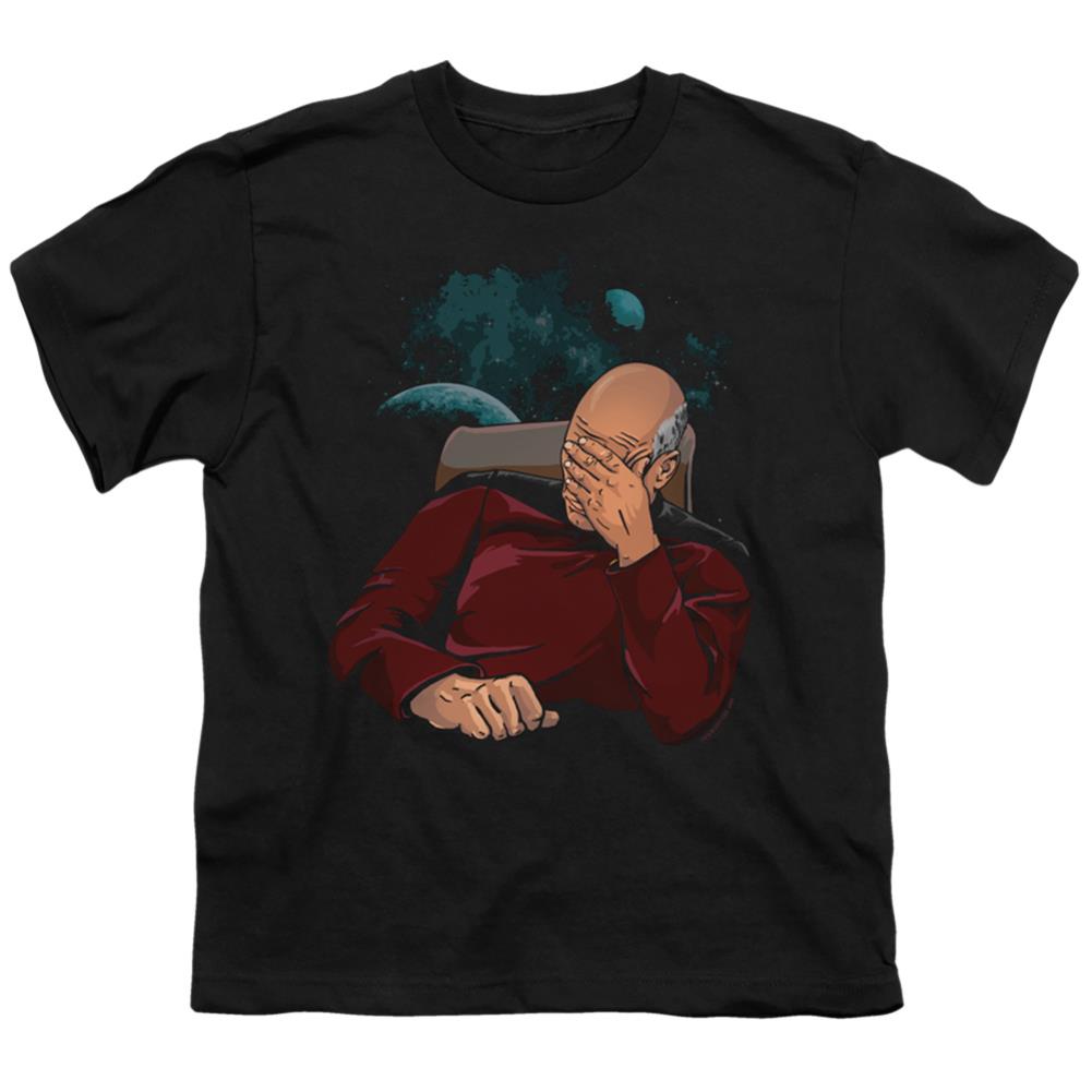 Star Trek Facepalm Youth 18/1 100% Cotton Short-Sleeve T-Shirt