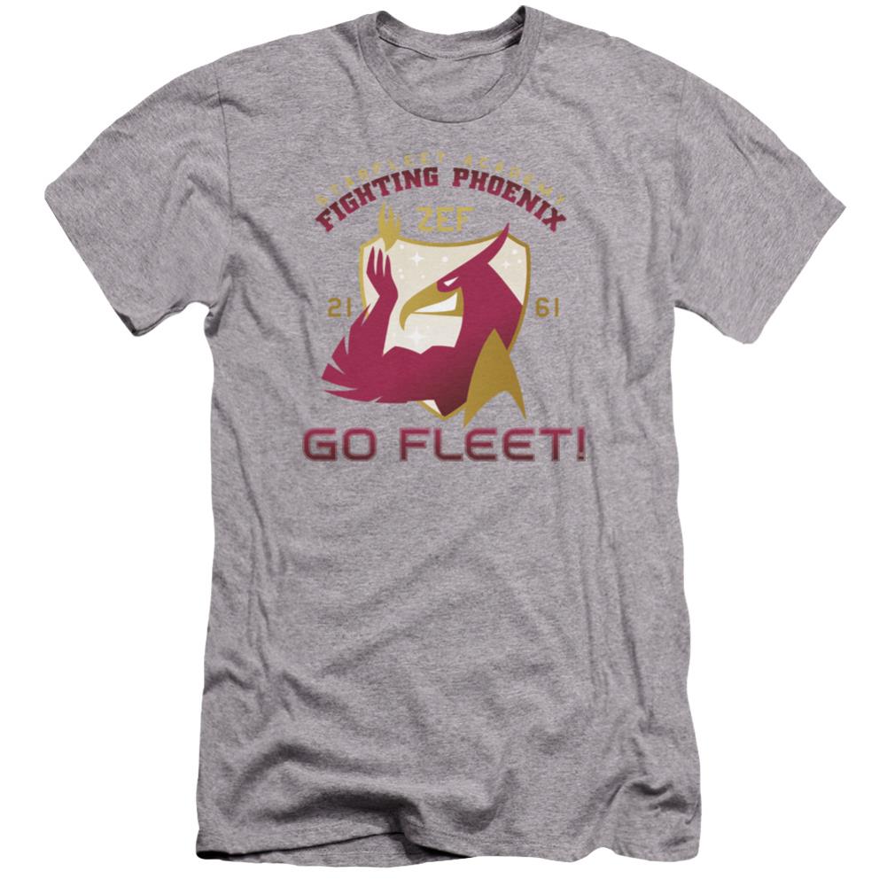 Star Trek Fighting Phoenix Men's Ultra-Soft 30/1 Cotton Slim Short-Sleeve T-Shirt