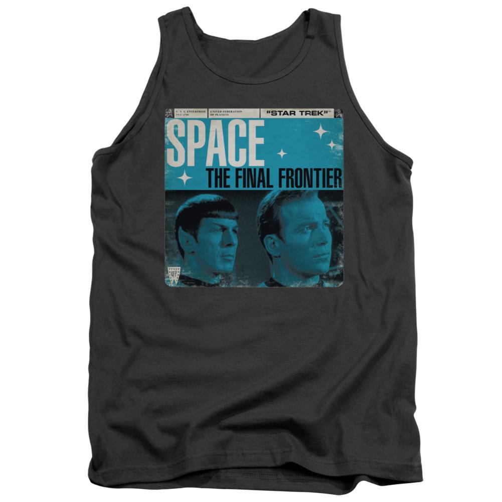 Star Trek Final Frontier Cover Men's 18/1 Cotton Tank Top