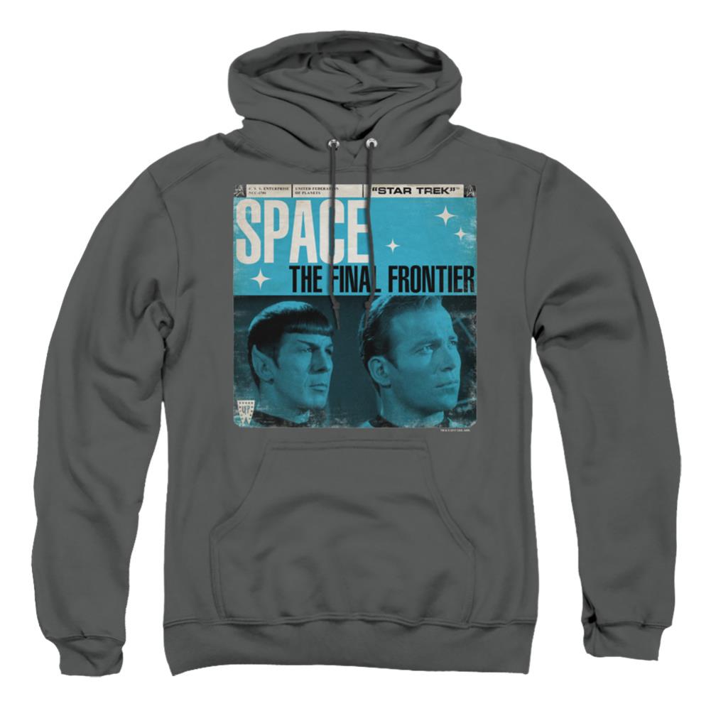 Star Trek Final Frontier Cover Men's Pull-Over 75 25 Poly Hoodie