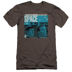Star Trek Final Frontier Cover Men's Ultra-Soft 30/1 Cotton Slim Short-Sleeve T-Shirt