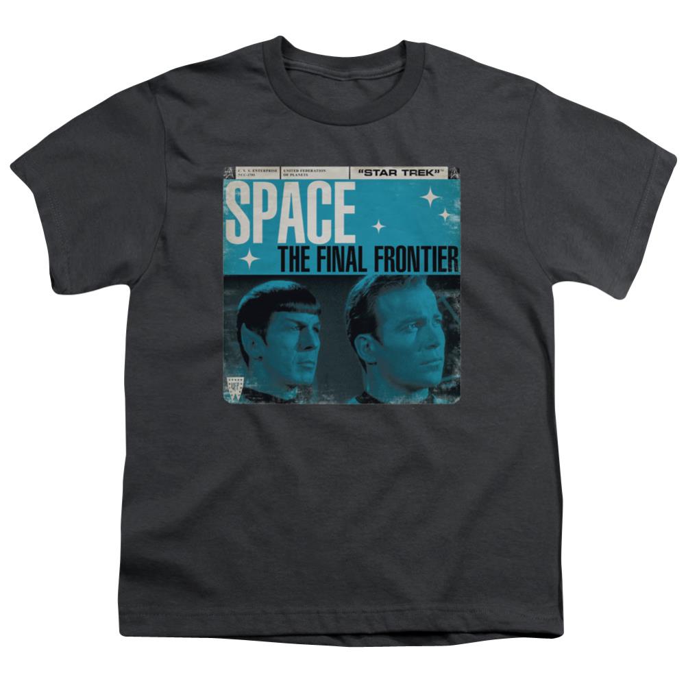 Star Trek Final Frontier Cover Youth 18/1 100% Cotton Short-Sleeve T-Shirt