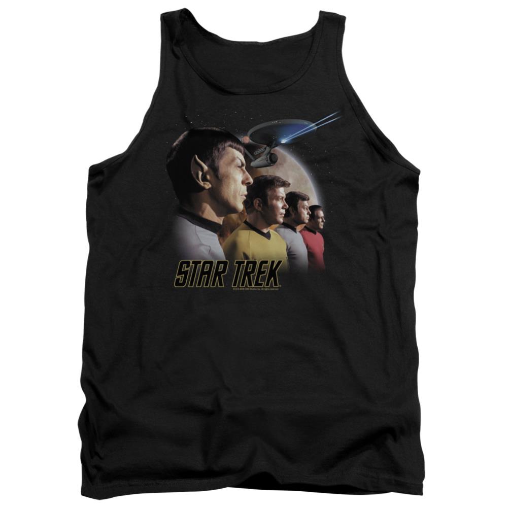 Star Trek Forward To Adventure Men's 18/1 Cotton Tank Top