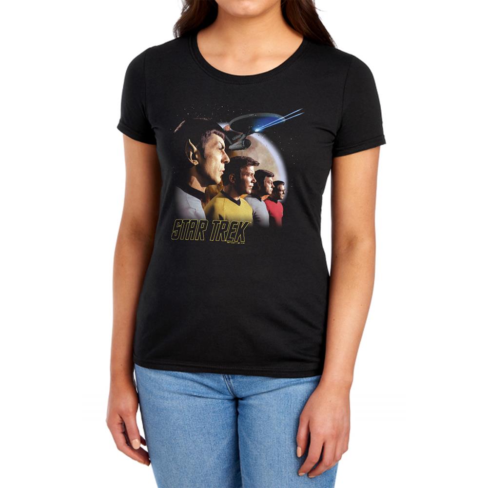 Star Trek Forward To Adventure Women's 18/1 Cotton Short-Sleeve T-Shirt