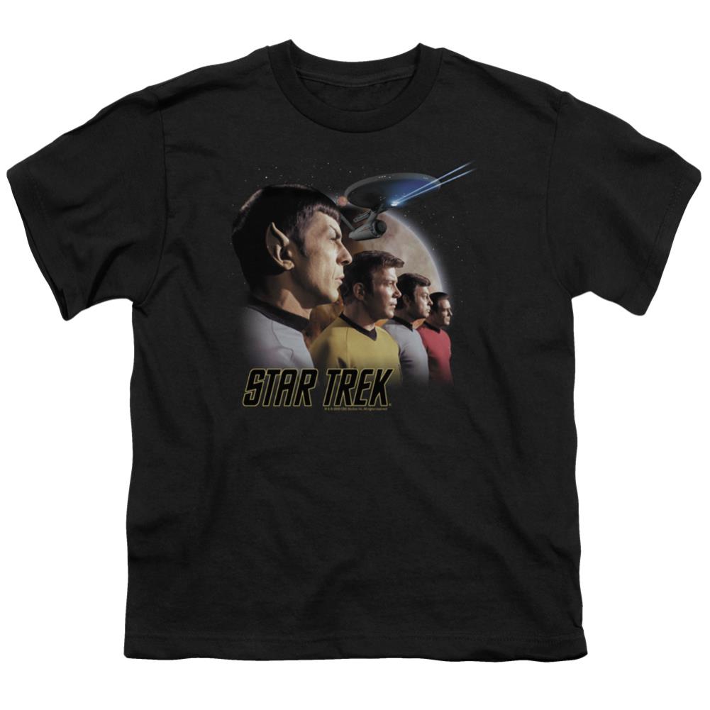 Star Trek Forward To Adventure Youth 18/1 100% Cotton Short-Sleeve T-Shirt