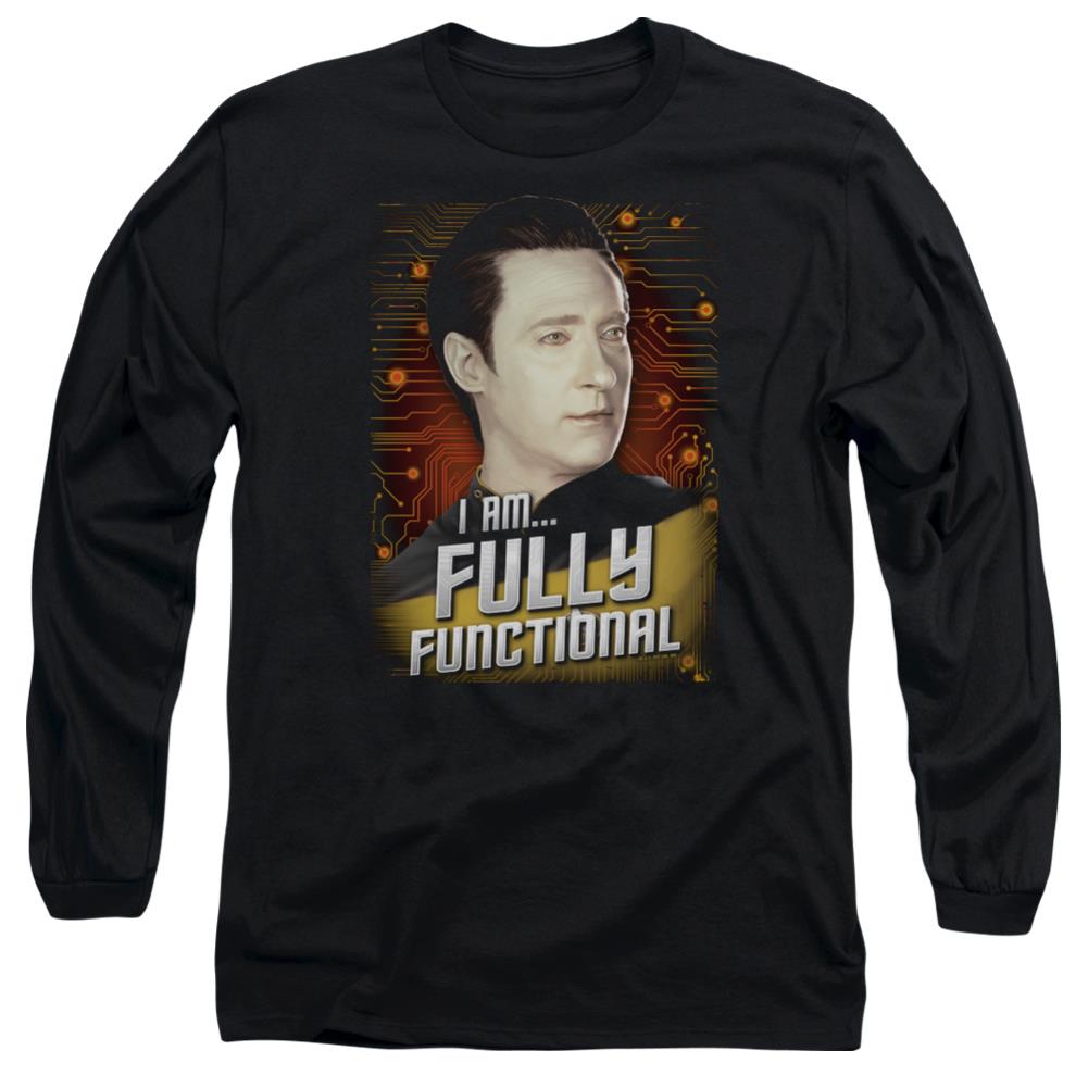 Star Trek Fully Functional Men's 18/1 Cotton Long-Sleeve T-Shirt