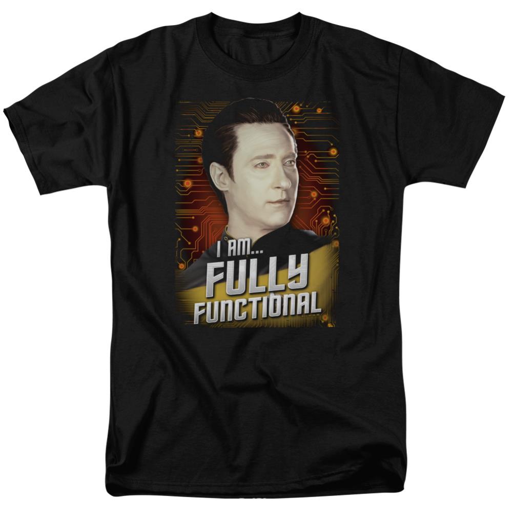 Star Trek Fully Functional Men's 18/1 Cotton Short-Sleeve T-Shirt