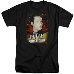 Star Trek Fully Functional Men's 18/1 Tall Cotton Short-Sleeve T-Shirt