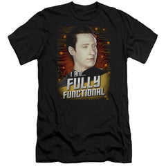 Star Trek Fully Functional Men's Ultra-Soft 30/1 Cotton Slim Short-Sleeve T-Shirt