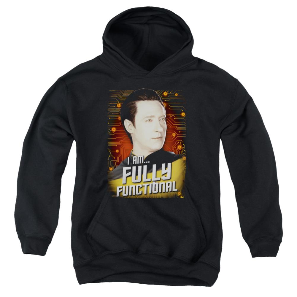 Star Trek Fully Functional Youth Cotton Poly Pull-Over Hoodie