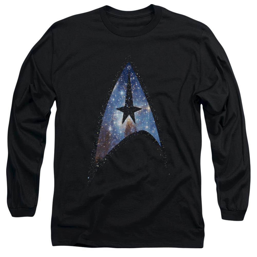 Star Trek Galactic Shield Men's 18/1 Cotton Long-Sleeve T-Shirt