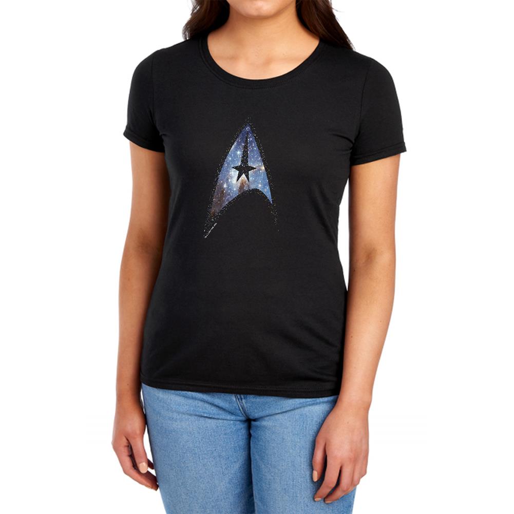 Star Trek Galactic Shield Women's 18/1 Cotton Short-Sleeve T-Shirt