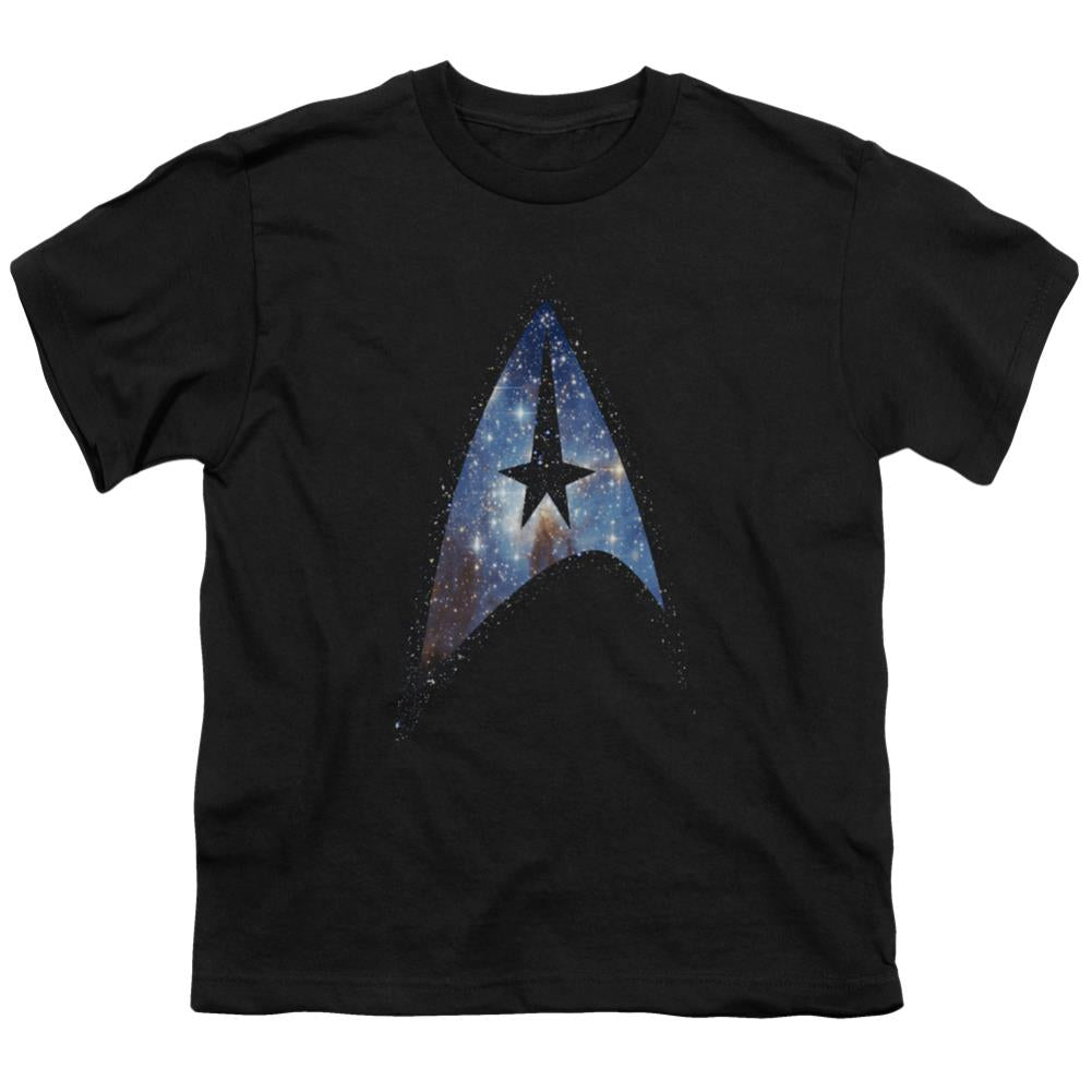 Star Trek Galactic Shield Youth 18/1 100% Cotton Short-Sleeve T-Shirt