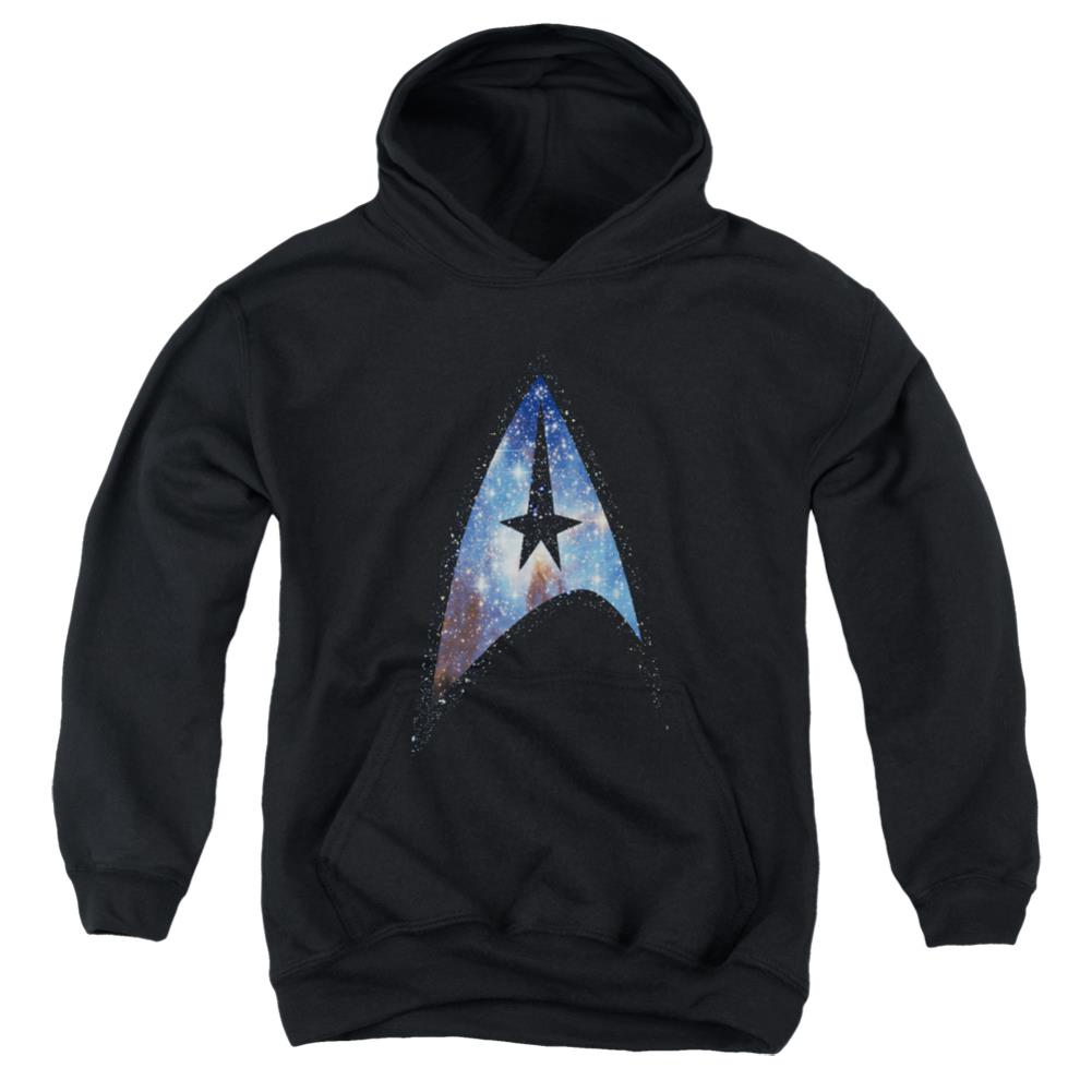 Star Trek Galactic Shield Youth Cotton Poly Pull-Over Hoodie