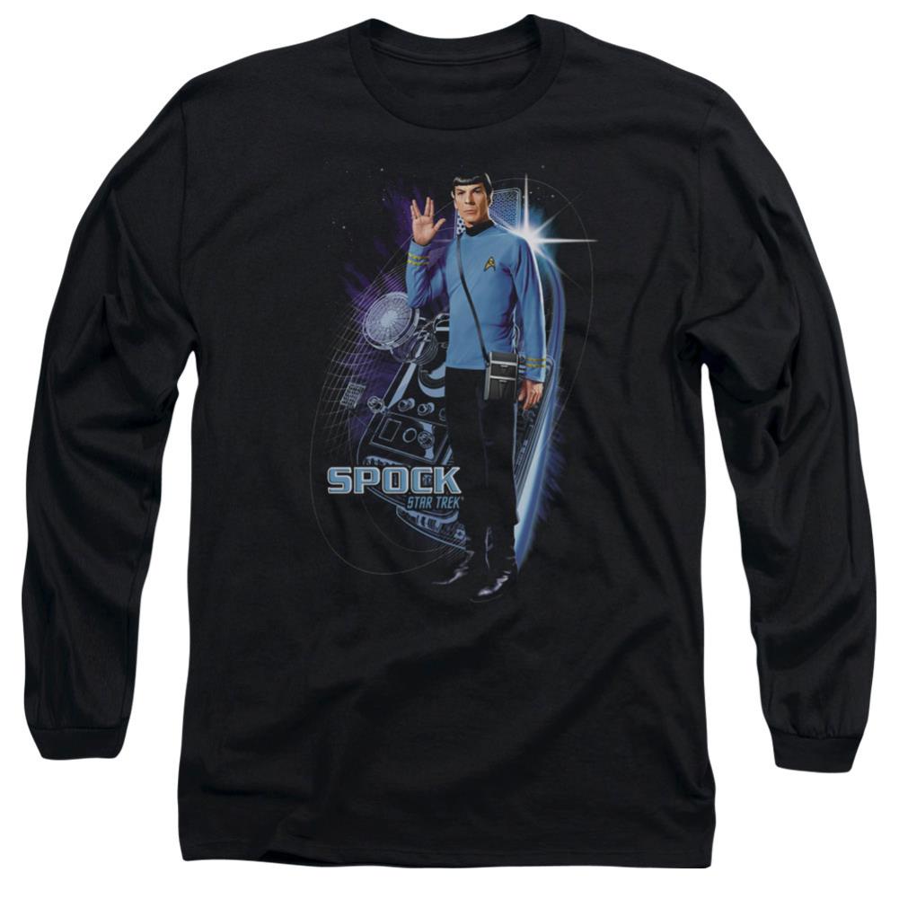 Star Trek Galactic Spock Men's 18/1 Cotton Long-Sleeve T-Shirt