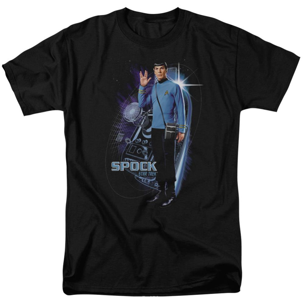 Star Trek Galactic Spock Men's 18/1 Cotton Short-Sleeve T-Shirt